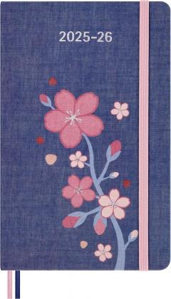 Agenda 2025-2026 - Moleskine Sakura 18 Months Weekly Planner - Hardcover, Large (No Box)
