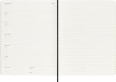 Agenda 2026 - Moleskine Classic 12 Months Weekly Planner - Softcover, Extra Large (Black)