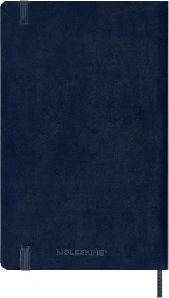Agenda 2026 - Moleskine Classic 12 Months Daily Planner - Softcover, Large (Sapphire Blue)