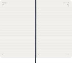 Agenda 2026 - Moleskine Classic 12 Months Daily Planner - Softcover, Large (Sapphire Blue)