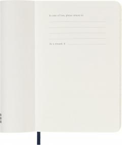 Agenda 2026 - Moleskine Classic 12 Months Weekly Planner - Softcover, Pocket (Sapphire Blue)