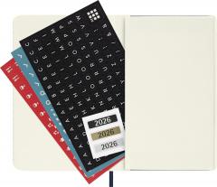 Agenda 2026 - Moleskine Classic 12 Months Weekly Planner - Softcover, Pocket (Sapphire Blue)