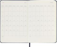 Agenda 2026 - Moleskine Classic 12 Months Daily Planner - Hardcover, Pocket (Sapphire Blue)