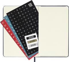 Agenda 2026 - Moleskine Classic 12 Months Daily Planner - Hardcover, Pocket (Sapphire Blue)