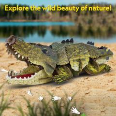 Puzzle 3D - National Geographic Animale Salbatice - Crocodil, 54 piese