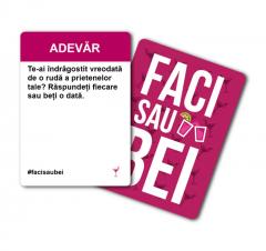 Joc de carti - Faci sau Bei - Seara fetelor
