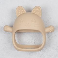 Jucarie pentru dentitie - Manusa Kitty - Bubble Beige