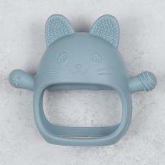 Jucarie pentru dentitie - Manusa Kitty - Aqua Blue