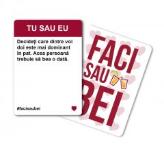 Joc de carti - Faci sau bei - Cupluri