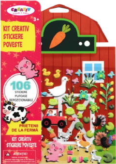 Kit creativ - Prietenii de la ferma