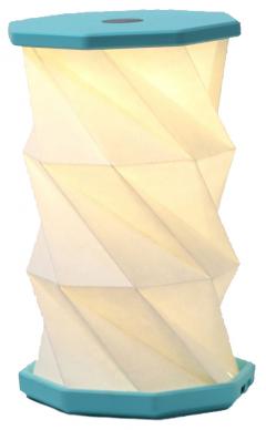 Lampa - Mini Hexagon Twist - Lagoon Teal