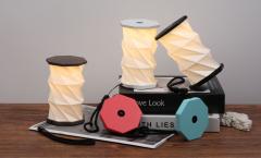 Lampa - Mini Hexagon Twist - Lagoon Teal