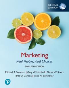 Marketing: Real People, Real Choices -- Global Edition
