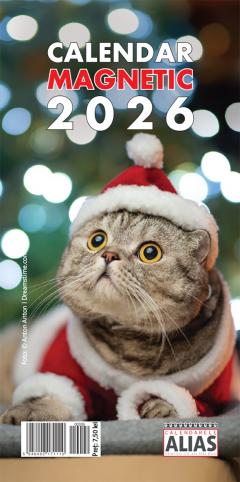 Calendar magnetic - Pisici 2026