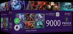 Puzzle panoramic 9000 piese - Creaturi fantastice