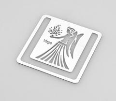 Semn de carte din metal - Fecioara