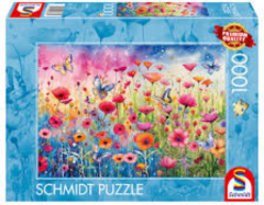 Puzzle 1000 piese - Camp de maci