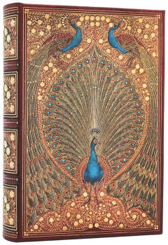 Agenda 2026 - Paperblanks - Hafiz's Peacocks (Sangorski & Sutcliffe) - Mini 12-Month Day-at-a-Time Hardcover Flexi