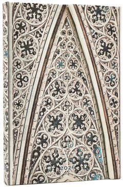 Agenda 2026 - Paperblanks - Vault of the Milan Cathedral (Duomo di Milano) - Mini 12-Month Horizontal Hardcover Flexi
