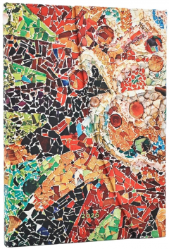 Agende 2026 - Paperblanks - Gaudi's Sun (Gaudi’s Mosaics) - Midi 12-Month Horizontal Hardcover Flexi