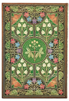 Agenda 2026 - Paperblanks - Poetry In Bloom - Midi 12-Month Vertical Hardcover Flexi