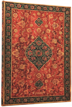 Agenda 2026 - Paperblanks - Layla (Persian Poetry) - Grande 12-Month Vertical Hardcover Flexi