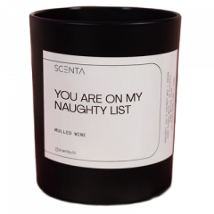 Lumanare parfumata - You are on my naughty list, 100 ml