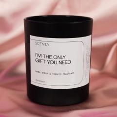 Lumanare parfumata - I'm the Only Gift You Need, 200g - cu capac