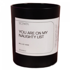 Lumanare parfumata - You are on my naughty list, 160 ml - cu capac