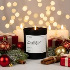 Lumanare parfumata - You are on my naughty list, 160 ml - cu capac