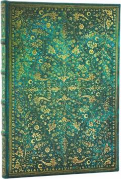 Jurnal - Nature’s Grace - Emerald Flower - Midi, Unlined, Hardcover