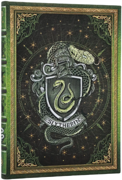 Carnet - Harry Potter Collection - Slytherin Journal - Midi, Hardcover, Custom Lined, Elastic Band