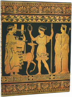 Carnet - Ancient Greek Pottery - Gathering of Deities - Ultra, Softcover, Lined, Elastic Band