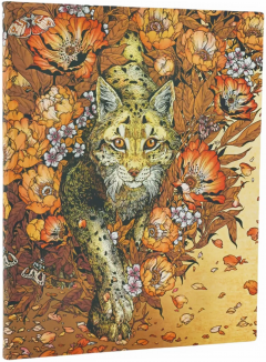Carnet - Erica Williams Art - Lynx Rising - Ultra, Softcover, Unlined, Elastic Band