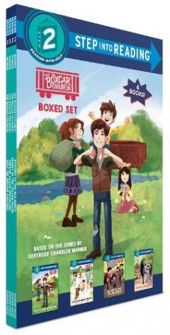 Coperta cărții Boxcar Children Step into Reading Boxed Set #1