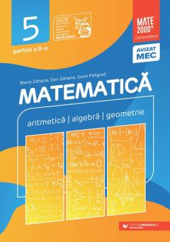 Coperta cărții Matematica. Consolidare clasa a V-a (Aritmetica, algebra, geometrie) - Partea II