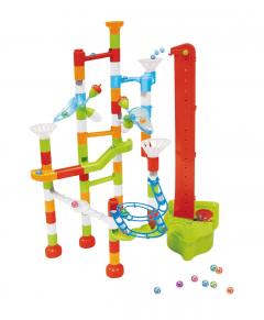 Joc de constructie - labirint mare cu bile - 92 piese