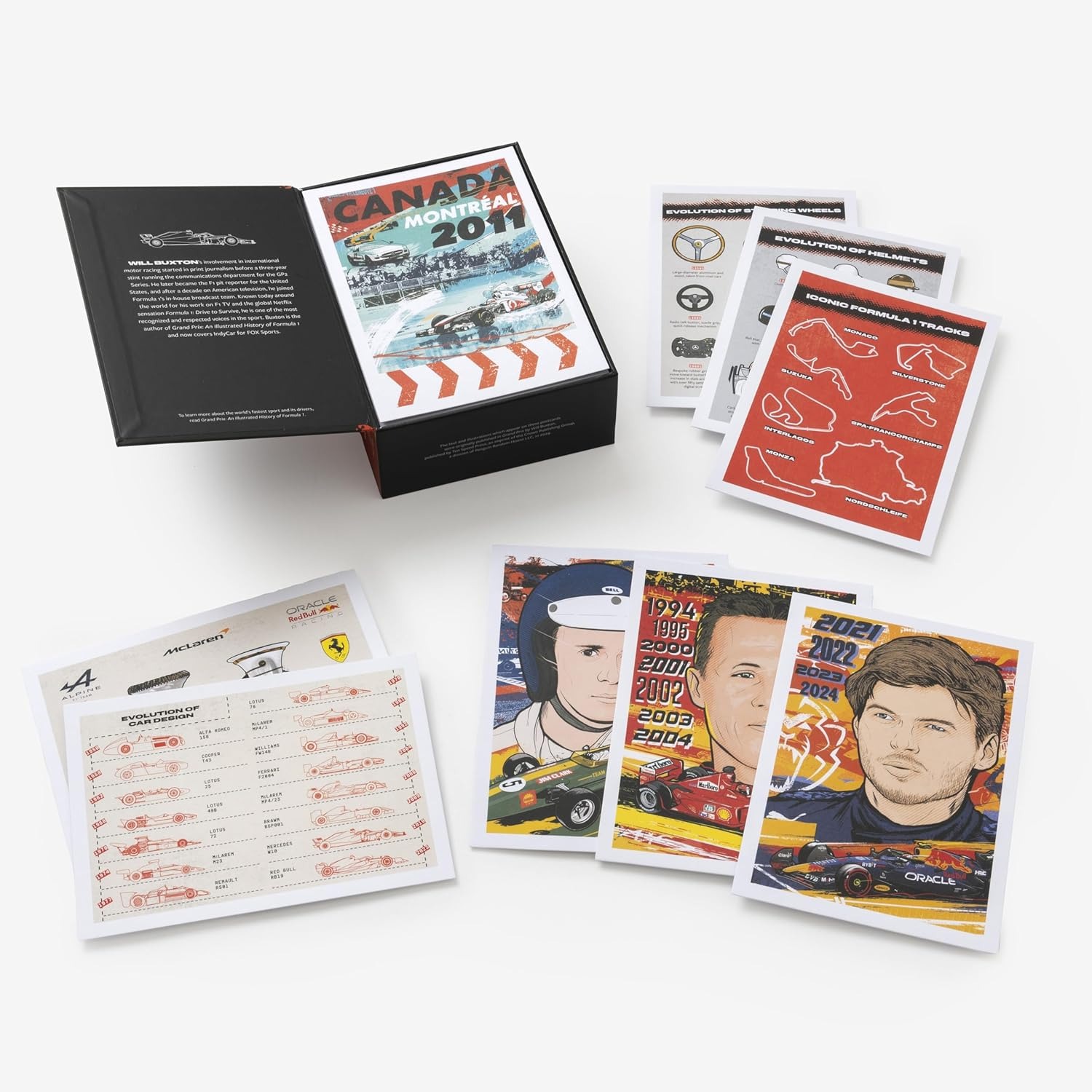 Grand Prix Postcards - mai multe modele - pret pe bucata - Will Buxton Grand Prix Postcards - mai multe modele - pret pe bucata - Will Buxton