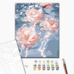 Set pictura pe numere - Flori pe apa