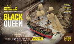 Kit de construit - Corabie din lemn - Black Queen