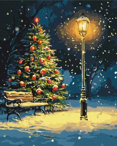 Set pictura pe numere - Dansul fulgilor de nea