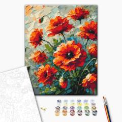 Set pictura pe numere - Maci - Oleg Loburak