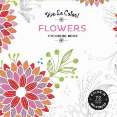 Vive Le Color! Flowers - Coloring Book Abrams Noterie