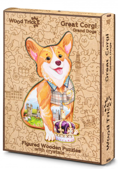 Puzzle 2D 210 piese - Great Corgi