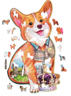Puzzle 2D 210 piese - Great Corgi