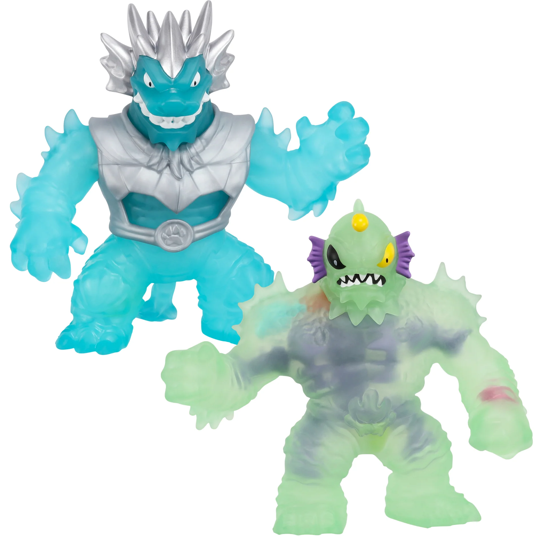 Set 2 figurine - Heroes of Goo Jit Zu: Deep Goo Sea - Blazagon vs
