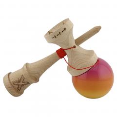 Jucarie de indemanare - Kendama X (Roz/Portocaliu/Galben)