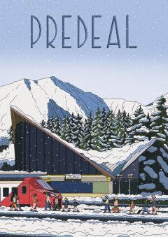 Carte postala - CarturESTI explorator - Carturesti X Ana Popescu - Predeal