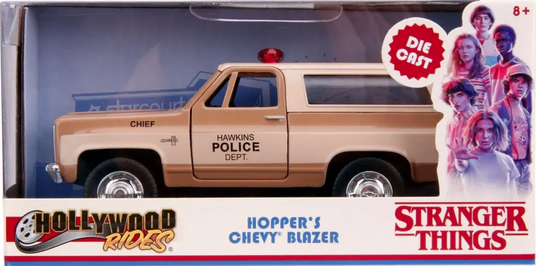 Masinuta metalica - Stranger Things - Hopper's Chevy Blazer - Jada Toys