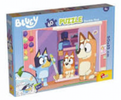 Puzzle de colorat 2 in 1 60 piese - Bluey
